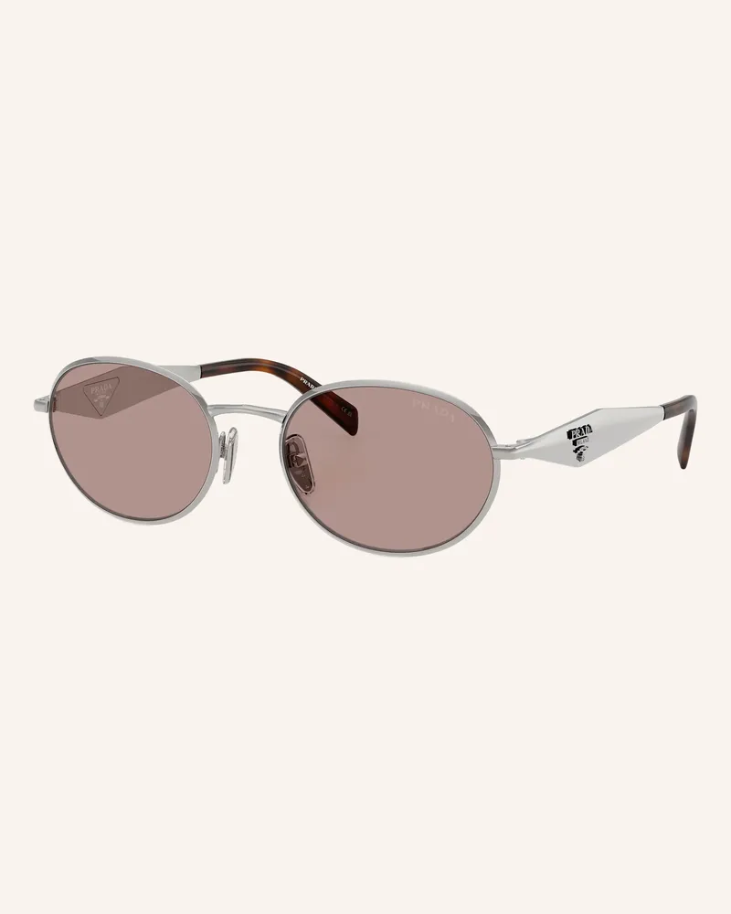 Prada Sonnenbrille Pr d57s silber Silber