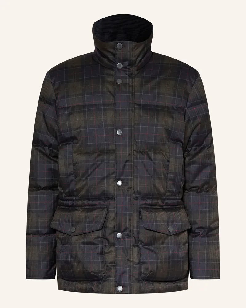 Barbour Steppjacke Lonnen schwarz Dunkelblau