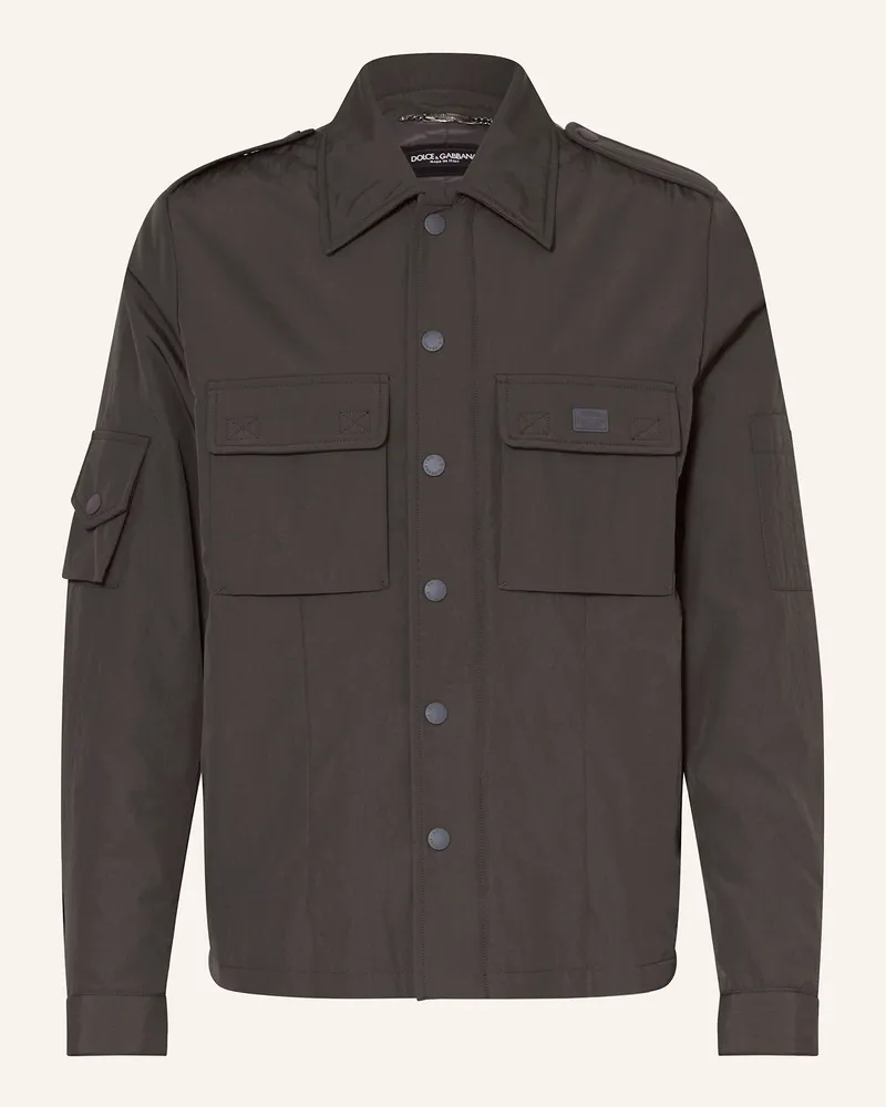 Dolce & Gabbana Fieldjacket Dunkelgrau