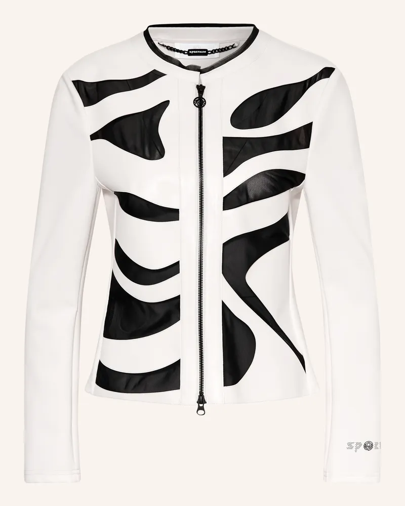 Sportalm Jacke im Materialmix Creme