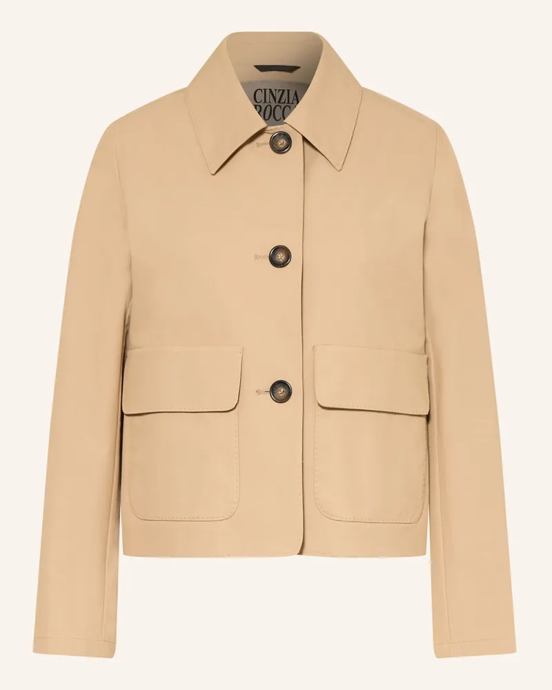 Cinzia Rocca Kastenjacke braun Camel