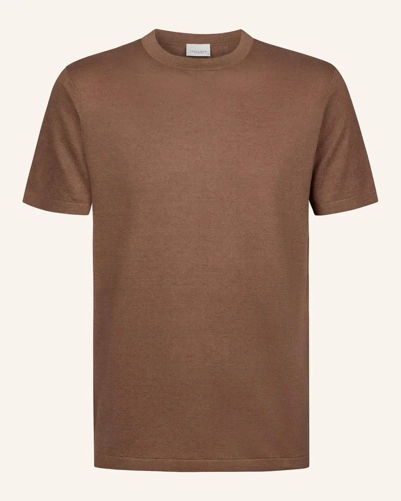 Profuomo T-Shirt braun Camel