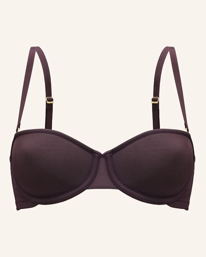 Wolford BH SHEER OPAQUE BANDEAU BRA Lila