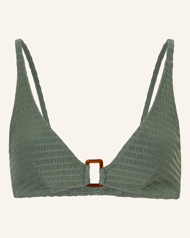 watercult Bügel-Bikini-Top Essential Twist gruen Grün
