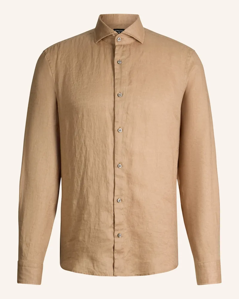 Strellson Leinenhemd Ceasar Slim Fit beige Beige
