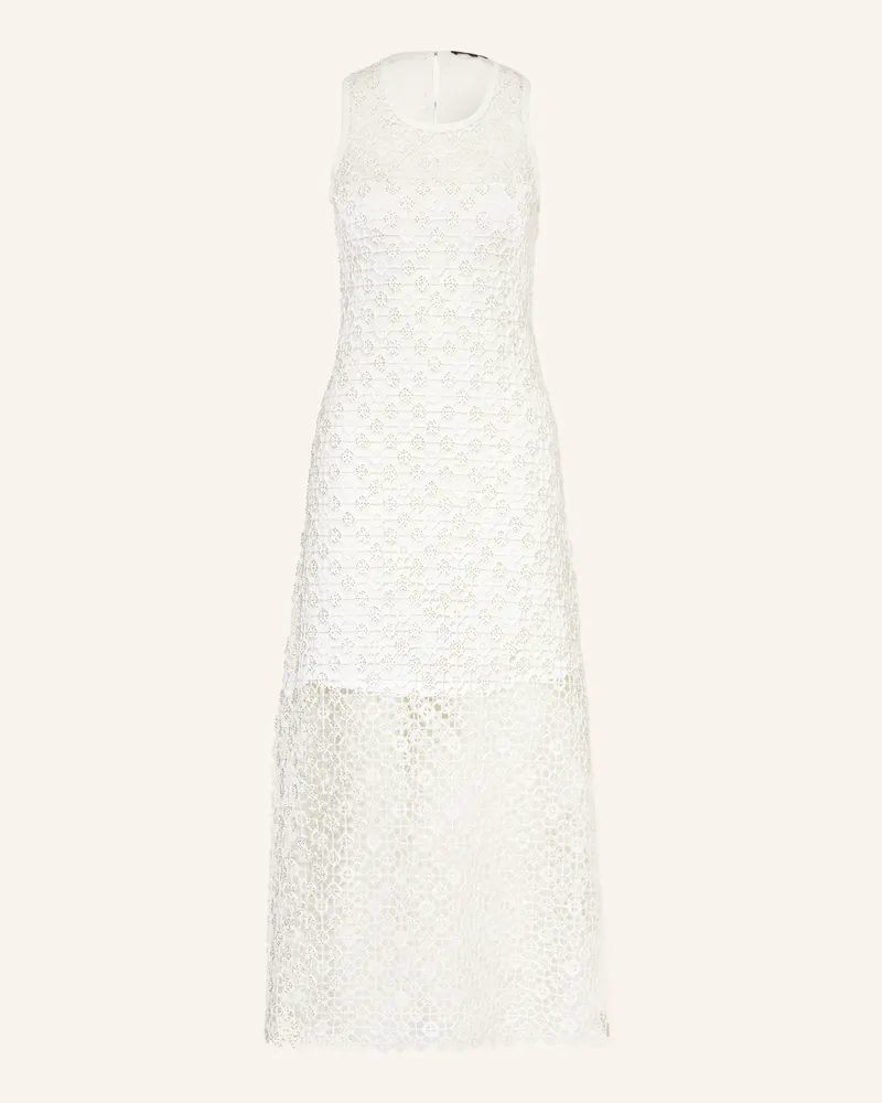 Maje Häkelkleid Mit Schmuckperlen weiss Weiss