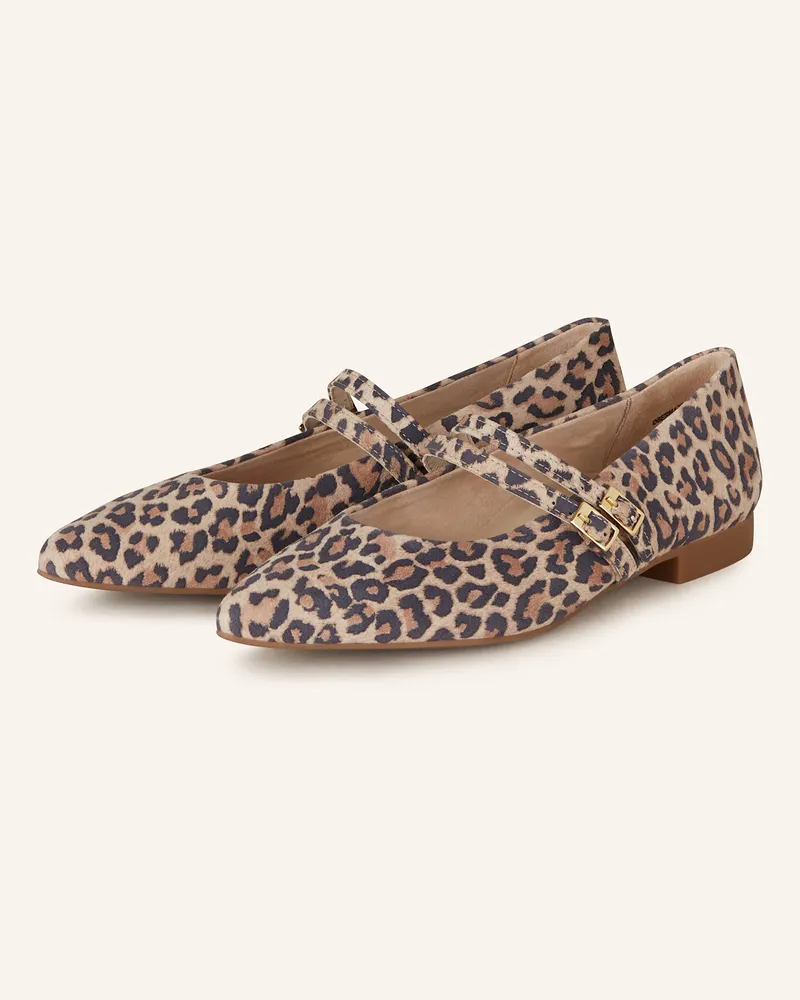 paul green Mary-Jane-Ballerinas Beige