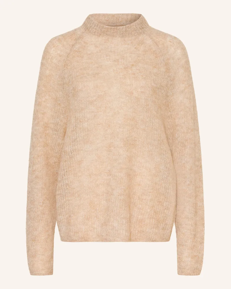 HUGO BOSS Pullover Fewena Mit Alpaka beige Beige