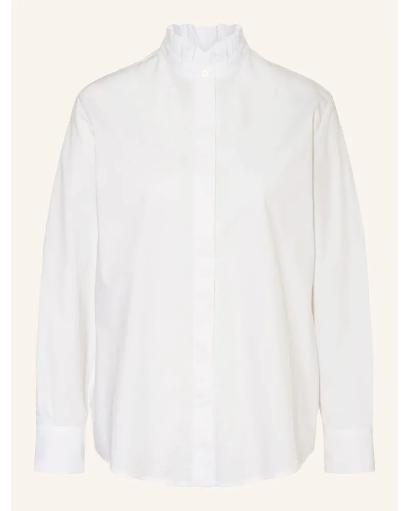 Claudie Pierlot Bluse mit Rüschen Weiss