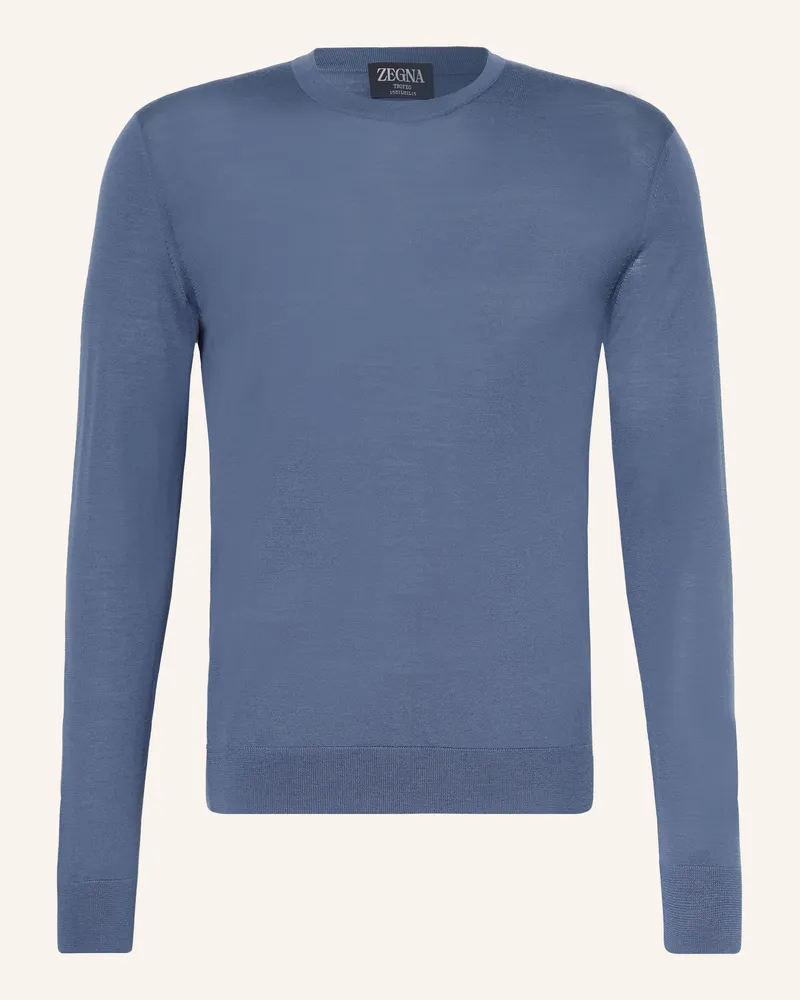 Ermenegildo Zegna Pullover Trofeo blau Blau