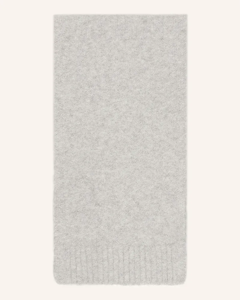 Samsøe & Samsøe Schal Sajeanne Mit Alpaka grau Hellgrau