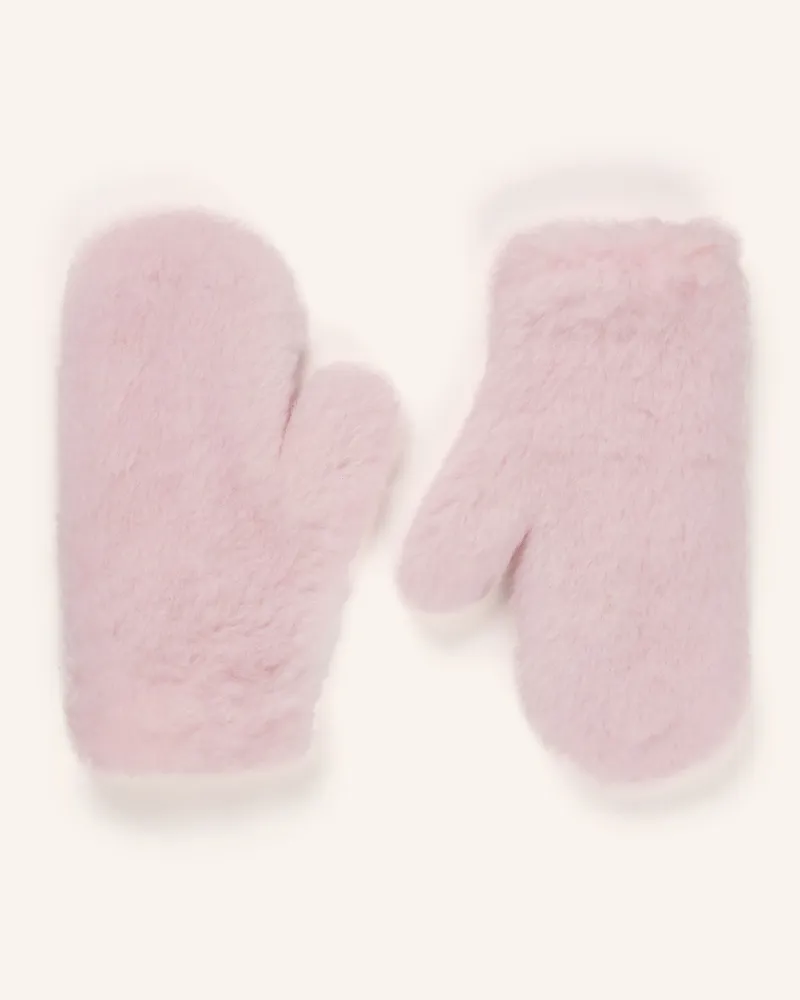 Max Mara Fäustlinge Ombrato rosa Hellrosa