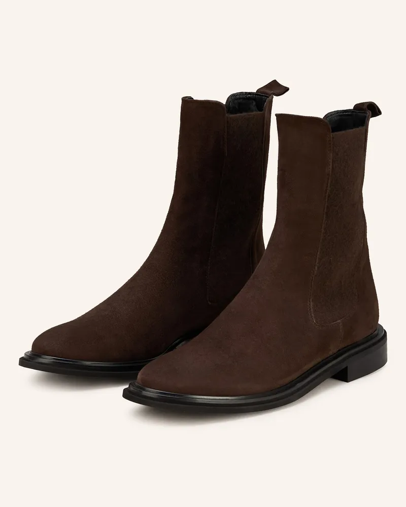 Darling Harbour Chelsea-Boots Dunkelbraun