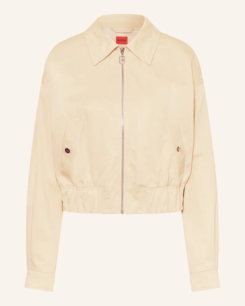 HUGO BOSS Kastenjacke AMISANA Beige