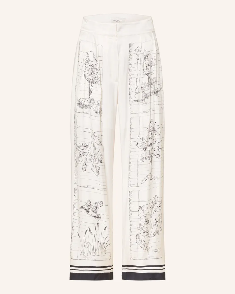 Ted Baker Marlenehose Busca weiss Creme