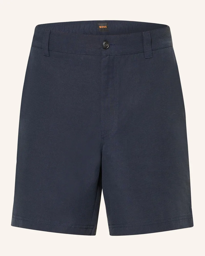 HUGO BOSS Chinoshorts Sandrew Regular Fit blau Dunkelblau