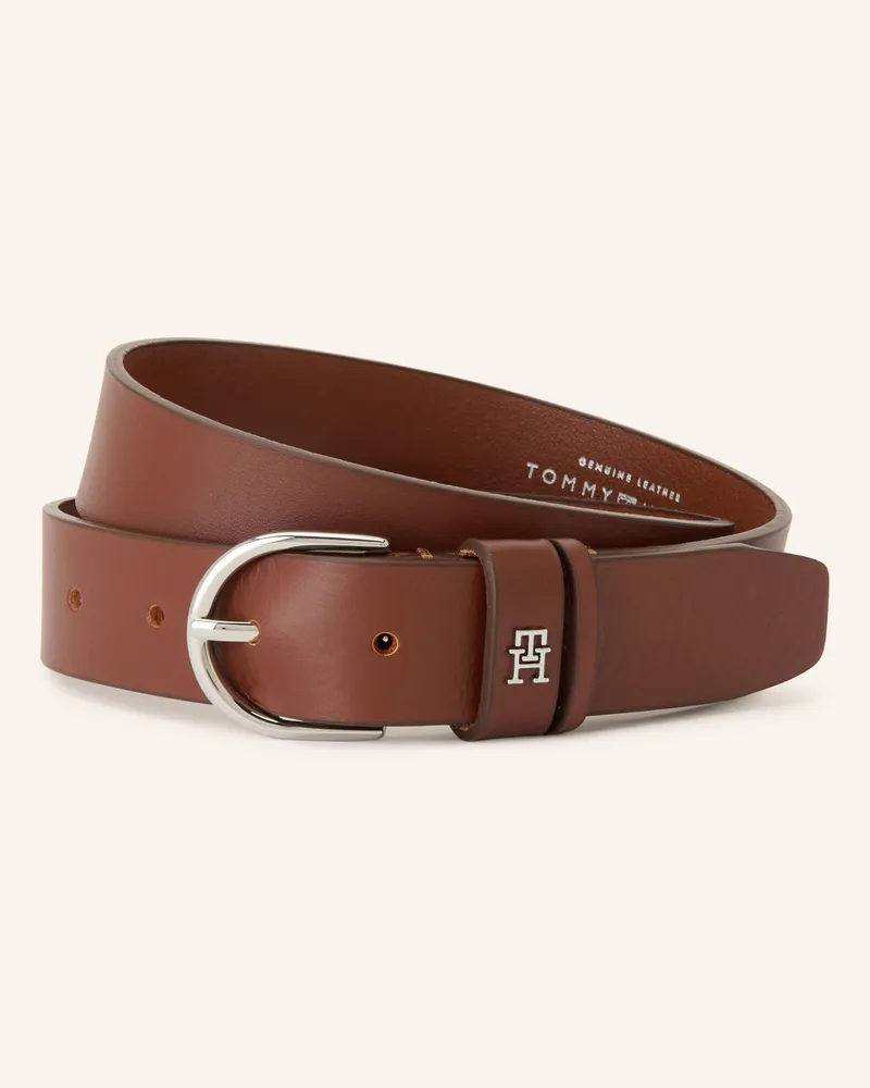 Tommy Hilfiger Ledergürtel braun Cognac