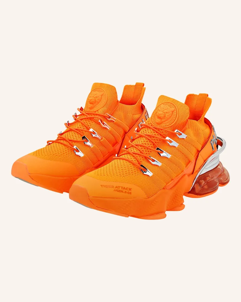 Philipp Plein Runner Sneaker TIGER ATTACK//GEN.X.04 Orange