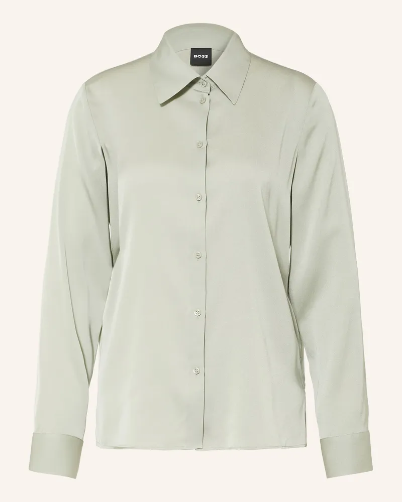 HUGO BOSS Hemdbluse Bonya Mit Seide gruen Mint
