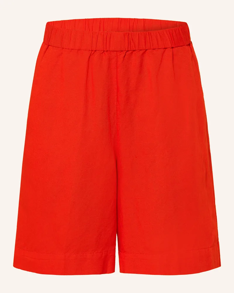 Gant Shorts Mit Leinen rot Rot