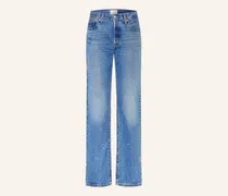Levi's® Straight Jeans 501® ’90s Mit Schmucksteinen blau