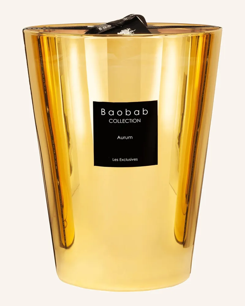 Baobab Collection Duftkerze Aurum gold Gold