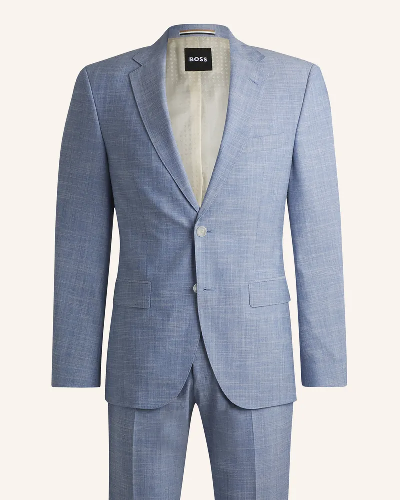 HUGO BOSS Anzug H-Jeckson-2pcs-224 Regular Fit blau Blau