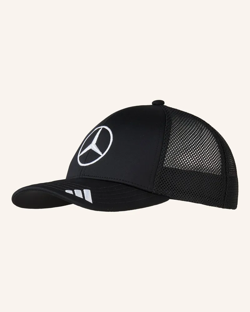 adidas MERCEDES - AMG PETRONAS FORMULA ONE TEAM SNAPBACK STAR TRUCKER KAPPE Schwarz
