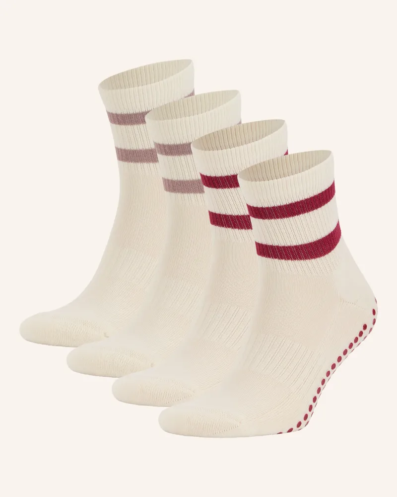 Sweaty Betty 2er-Pack Stoppersocken beige Creme
