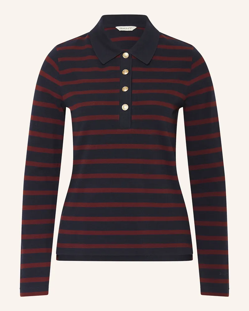 Gant Piqué-Poloshirt Dunkelblau