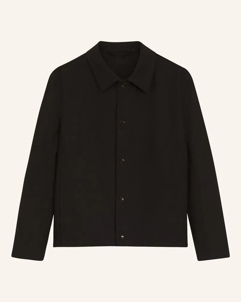 HUGO BOSS Overshirt Blix schwarz Schwarz