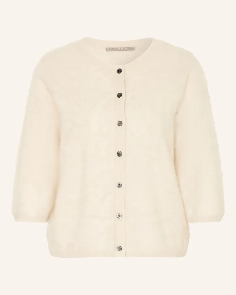(THE MERCER) N.Y. Strickjacke Aus Cashmere Mit 3/4-Arm beige Beige