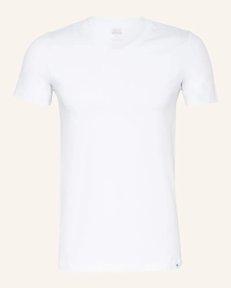 Schiesser T-Shirt Long Life Cotton weiss Weiss
