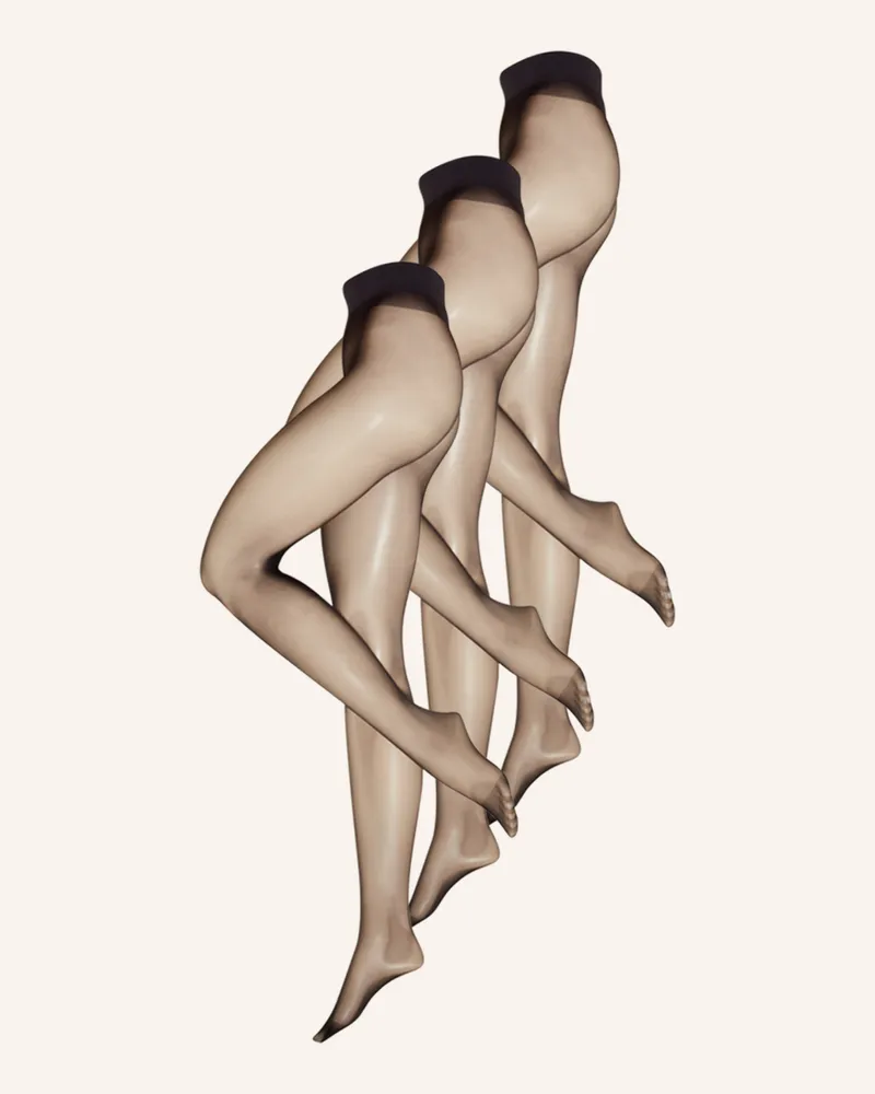 Kunert 3er-Pack Feinstrumpfhosen Mystique schwarz Schwarz