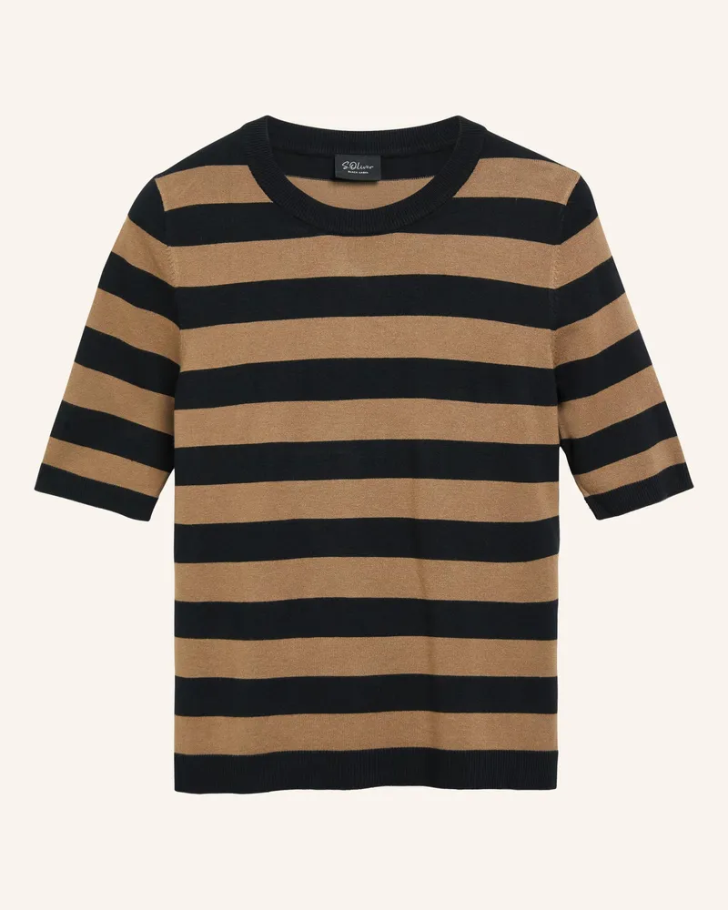 S.Oliver Strickpullover beige Braun