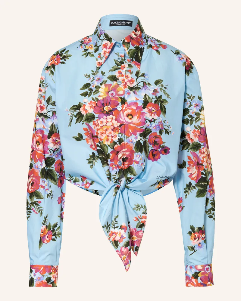 Dolce & Gabbana Hemdbluse blau Hellblau
