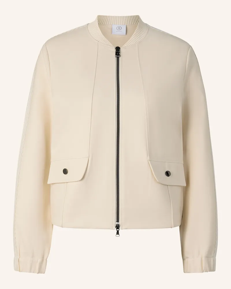 Bogner Sweatjacke weiss Creme