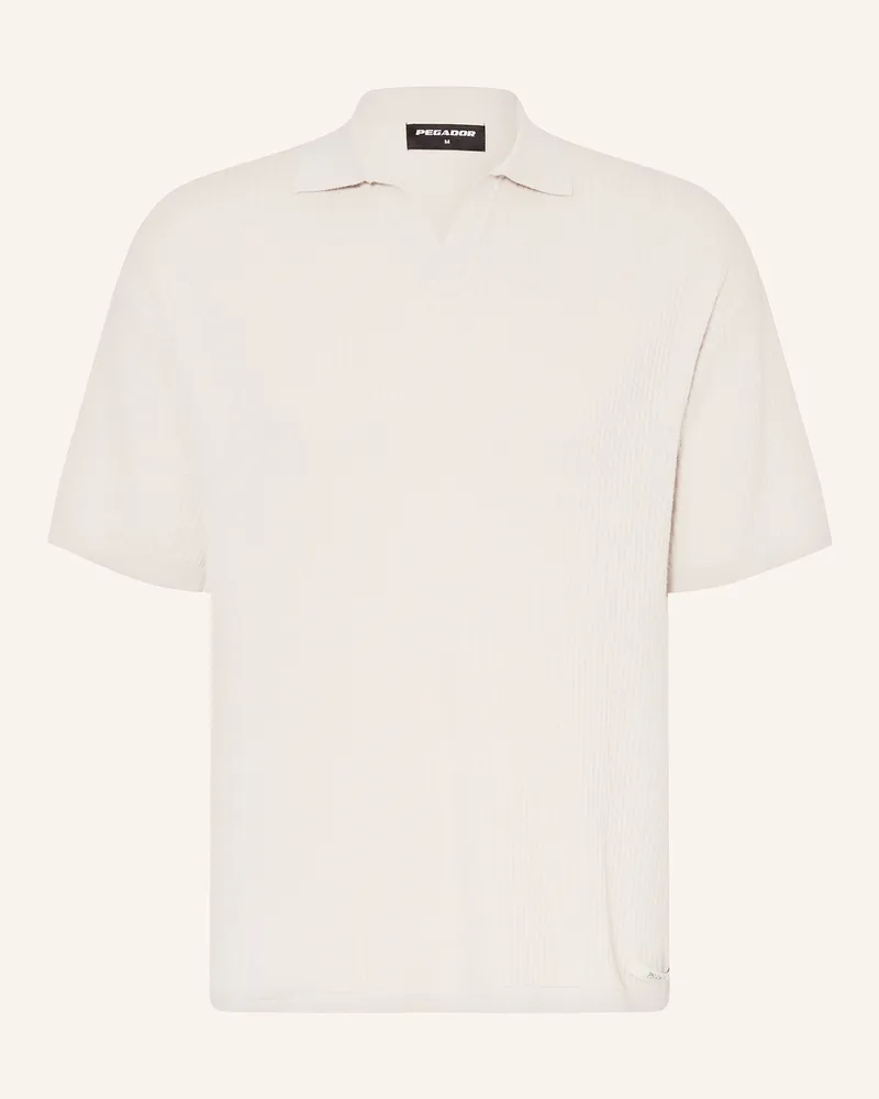 PEGADOR Strick-Poloshirt CAMPBELL Beige