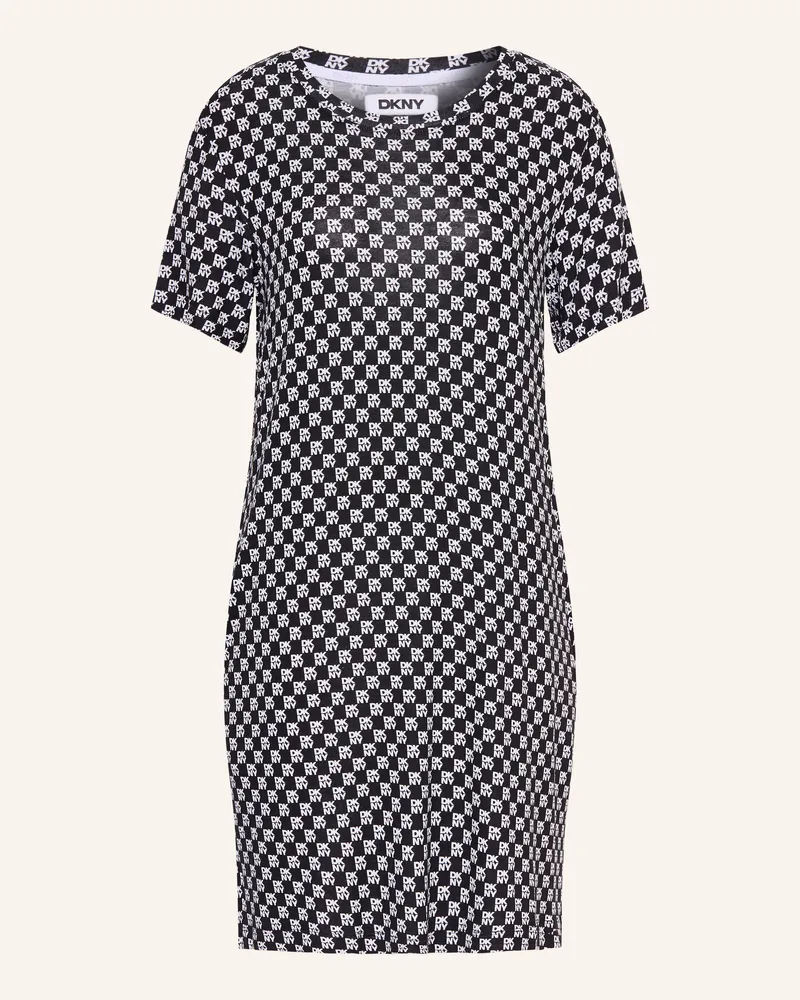 DKNY Nachthemd Timeless Styles schwarz Schwarz
