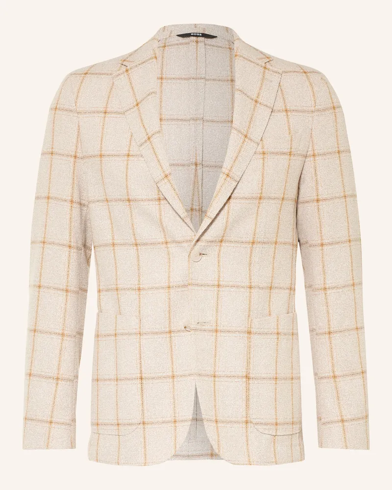 HUGO BOSS Sakko Hanry Slim Fit weiss Hellgrau