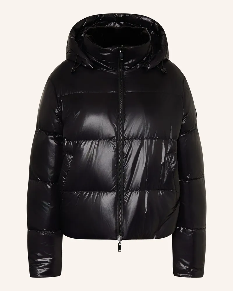 Moose Knuckles Daunenjacke Queens Mit Kunstfell Zum Wenden schwarz Schwarz