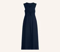 Kleid Mit Spitze blau
