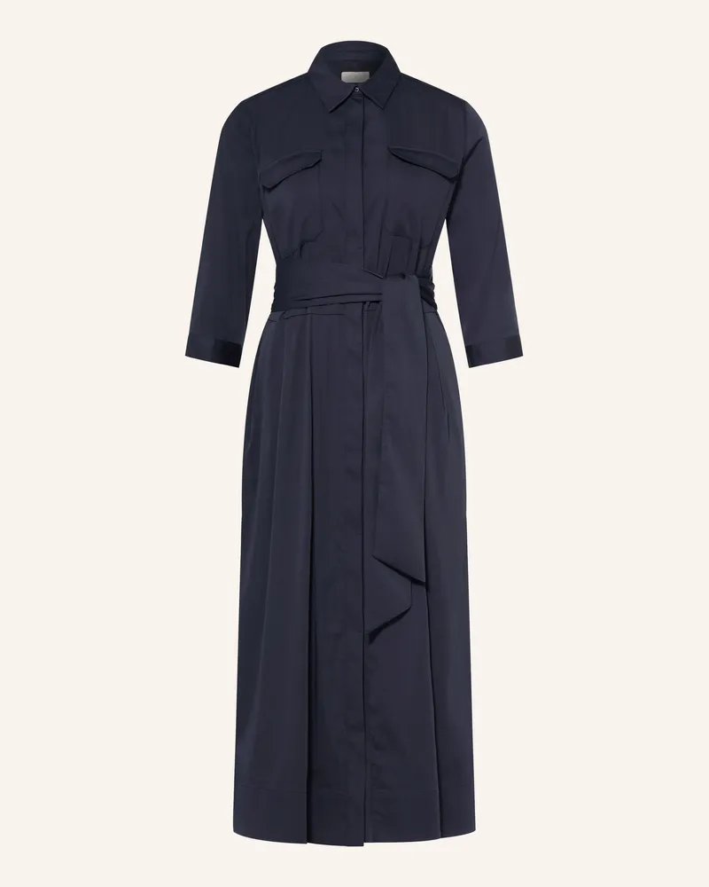 Milano Italy Hemdblusenkleid Mit 3/4-Arm blau Dunkelblau