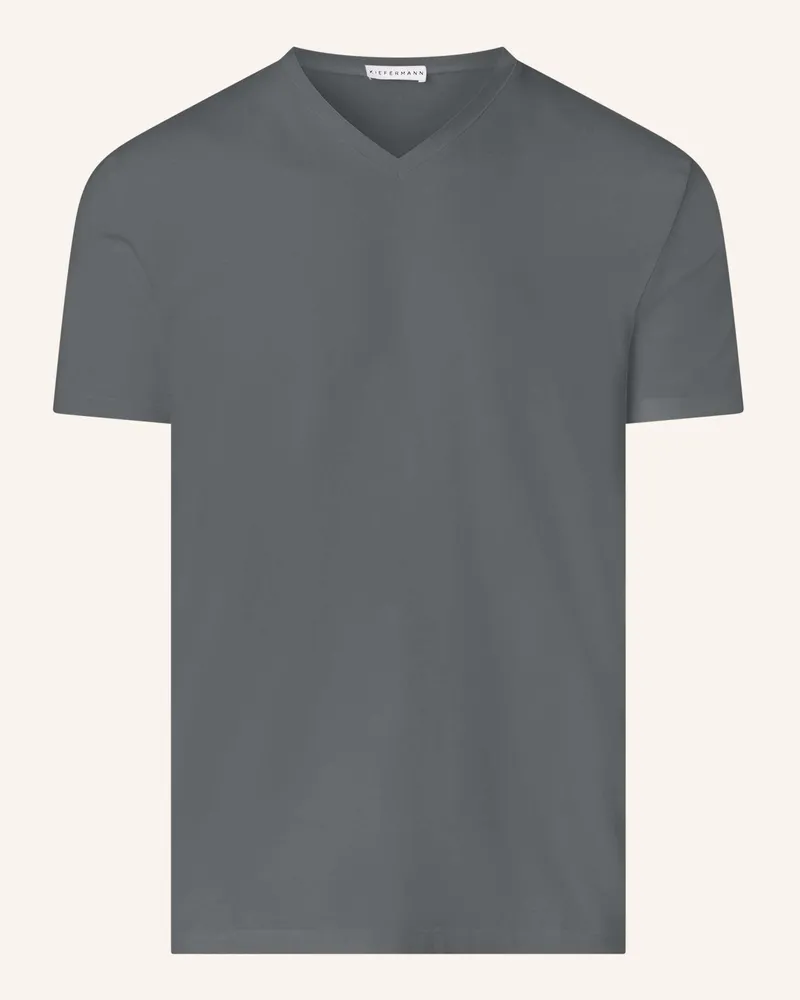 KIEFERMANN T-Shirt Hapes grau Dunkelgrau