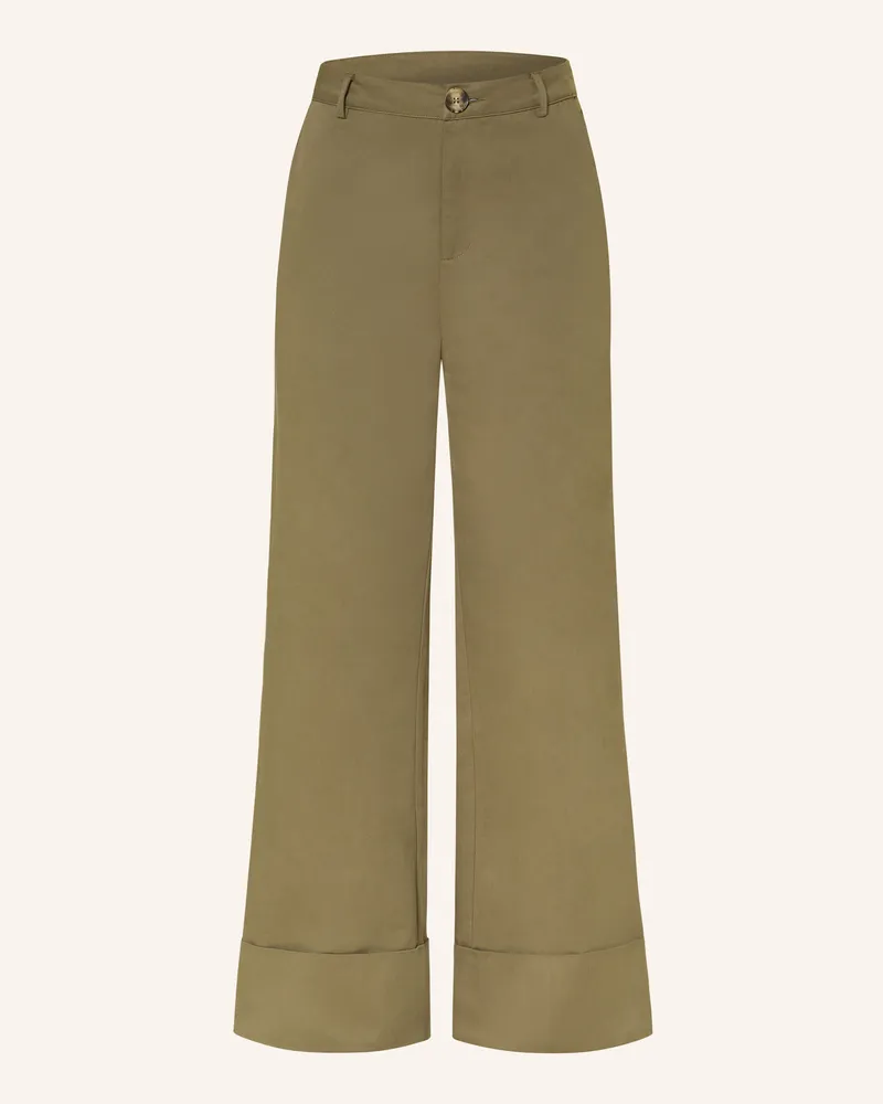 Mrs & HUGS Hose gruen Khaki