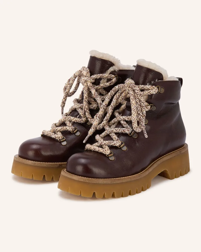 Billi Bi Schnürboots braun Dunkelbraun
