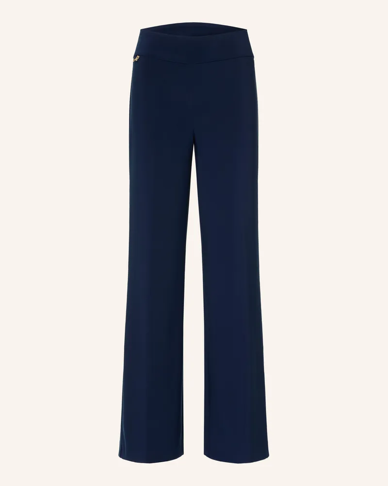 Joseph Ribkoff Marlenehose Aus Jersey blau Dunkelblau