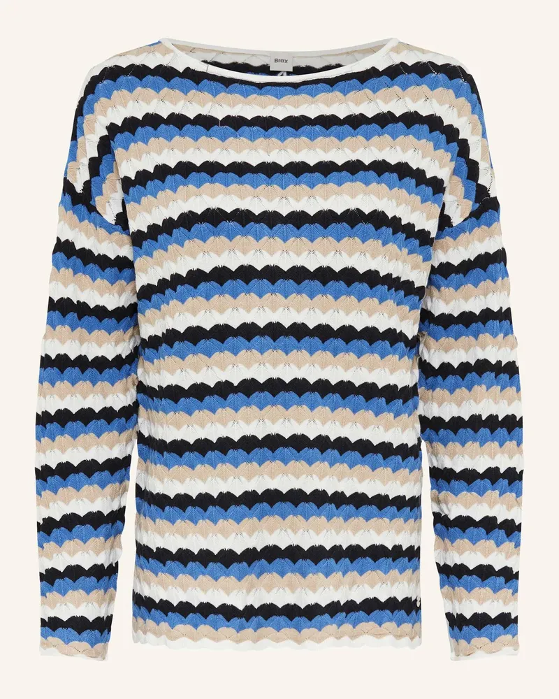 Brax Strickpullover STYLE LIZ Hellblau