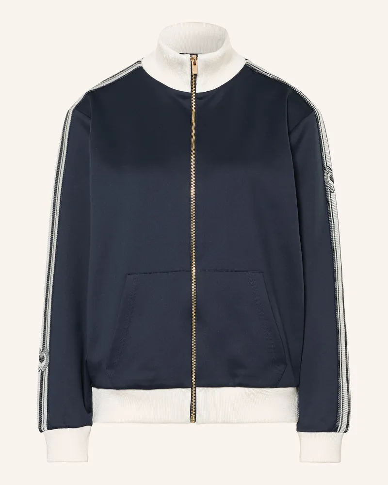 Maje Sweatjacke Mit Galonstreifen blau Dunkelblau