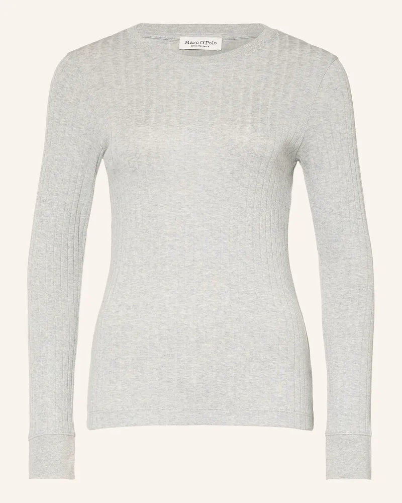 Marc O'Polo Longsleeve grau Hellgrau